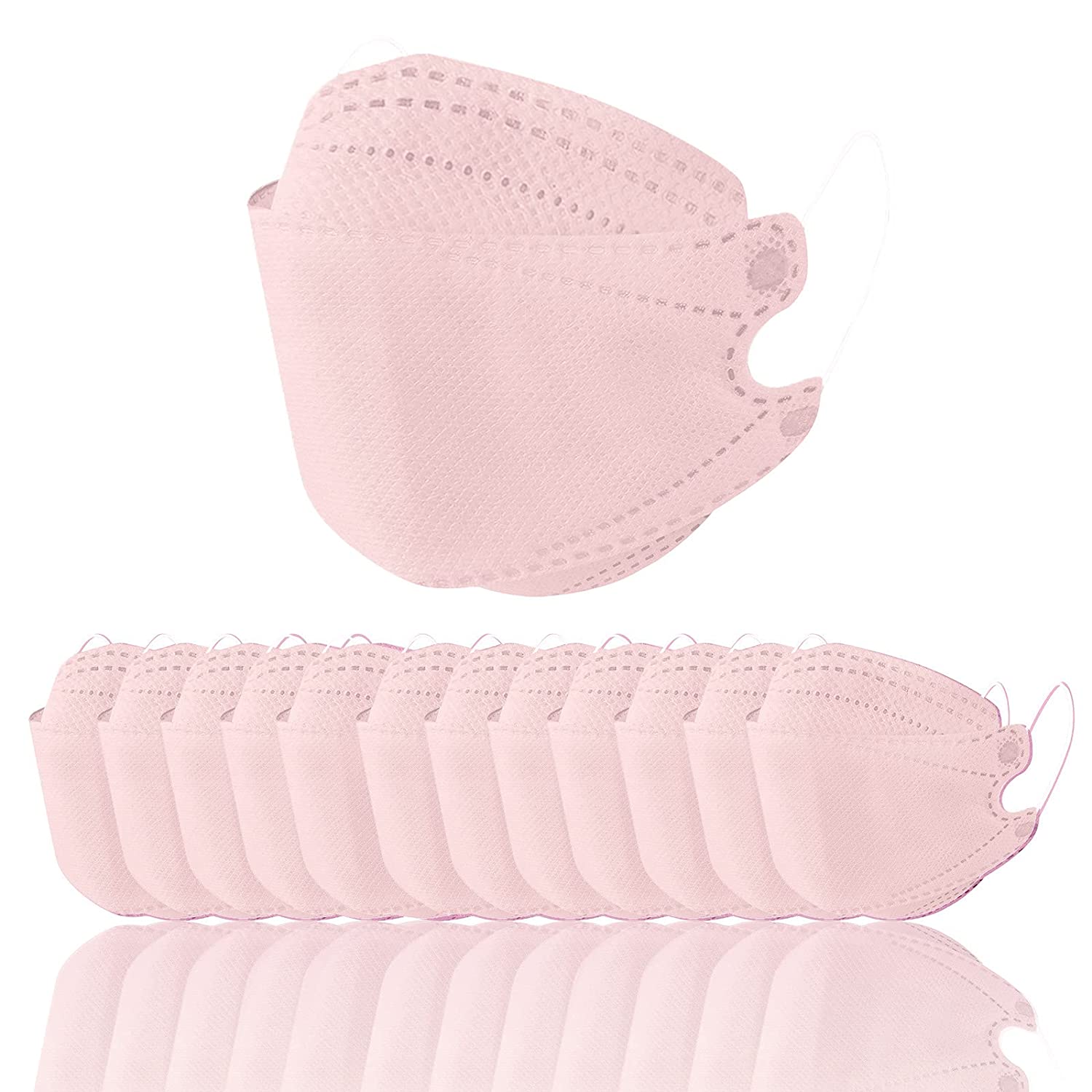 100Pcs Kids KF94 Face_Masks 4-Ply Filtеr Face Protection 3D Face Covering with Designs High Filtrat