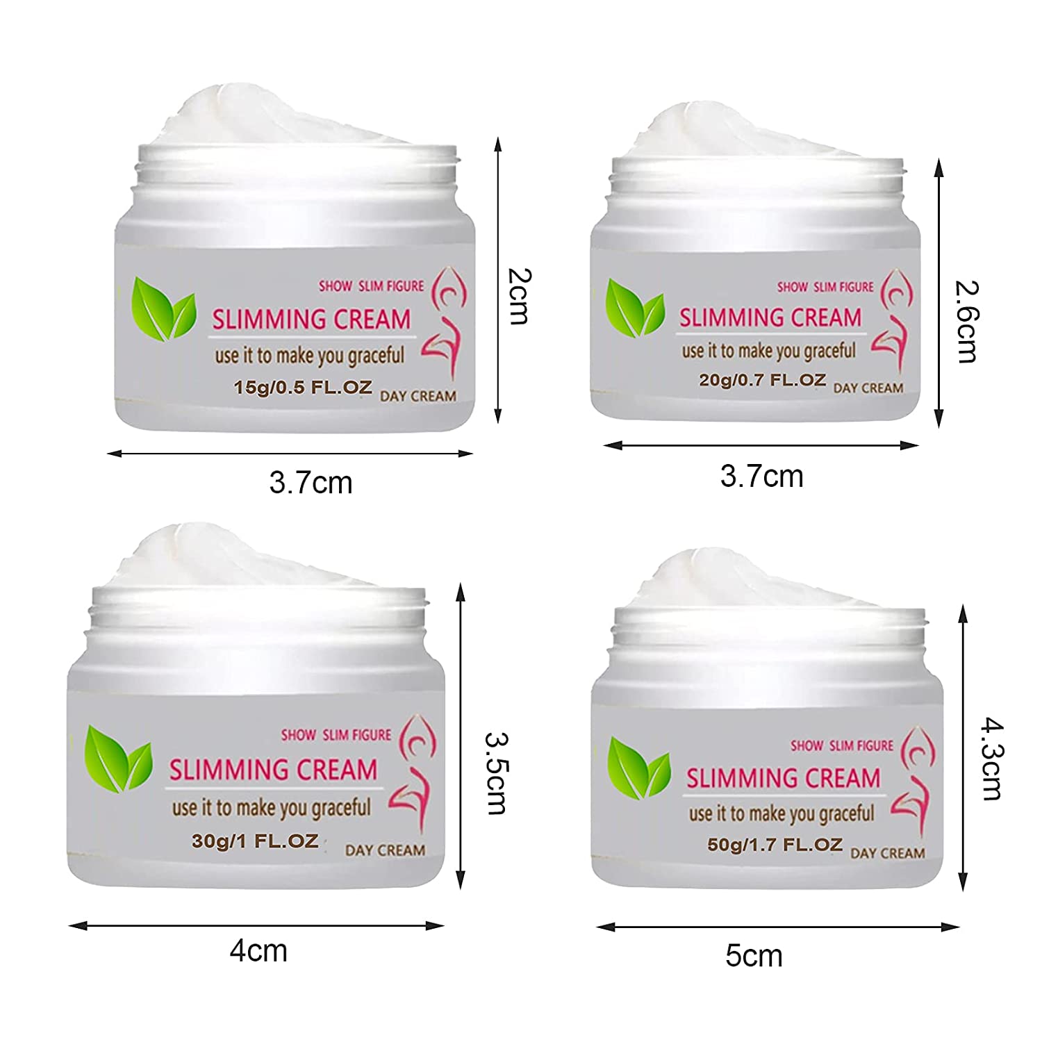 Asdf586io Fat Burning Slimming Cream for Belly and Body, Figure Shaping Body Scrubs for Fitness, Los