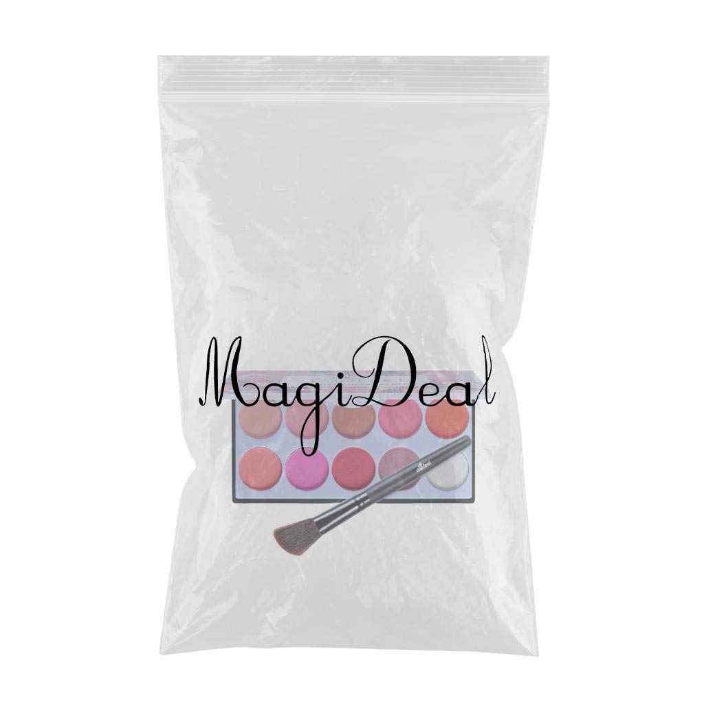 MagiDeal Blusher Palette 10 Color Makeup Face Cheek Matte Powder Blush Pallet - with Brush