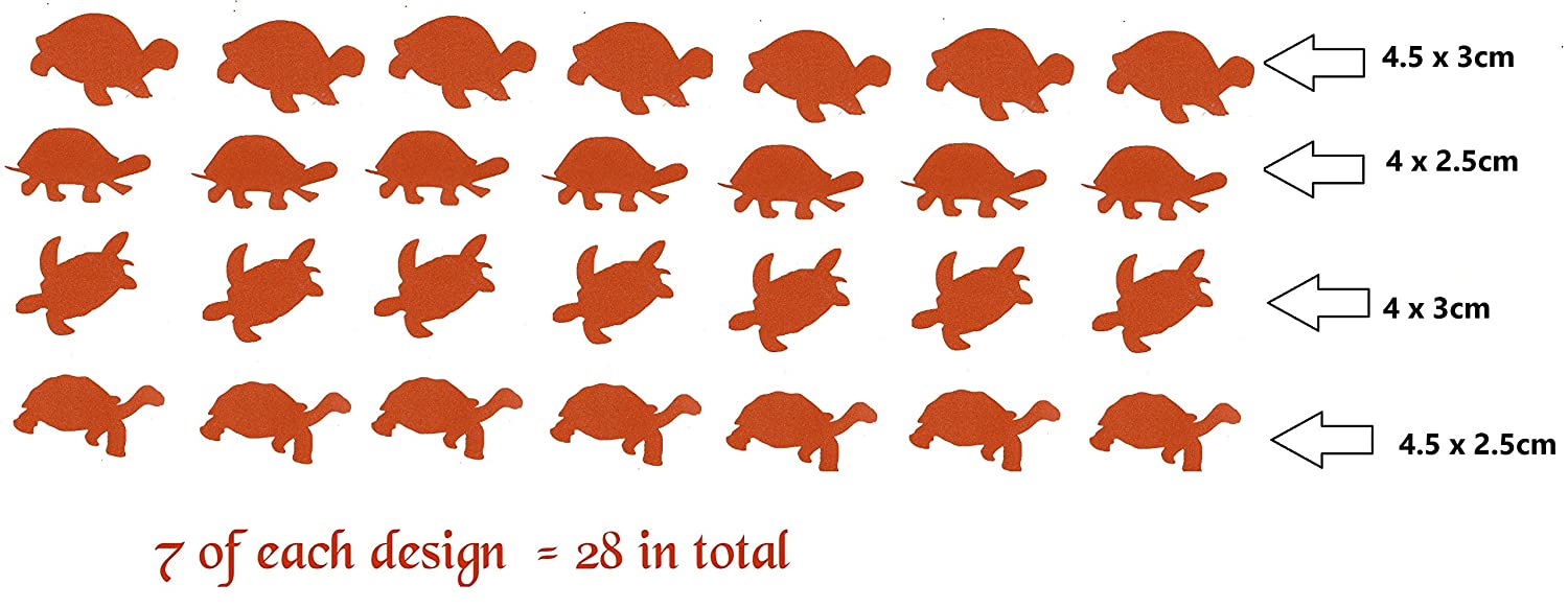 Turtle Tortoise Collection (Tortoise Turtle (Brown) Vinyl Stickers)