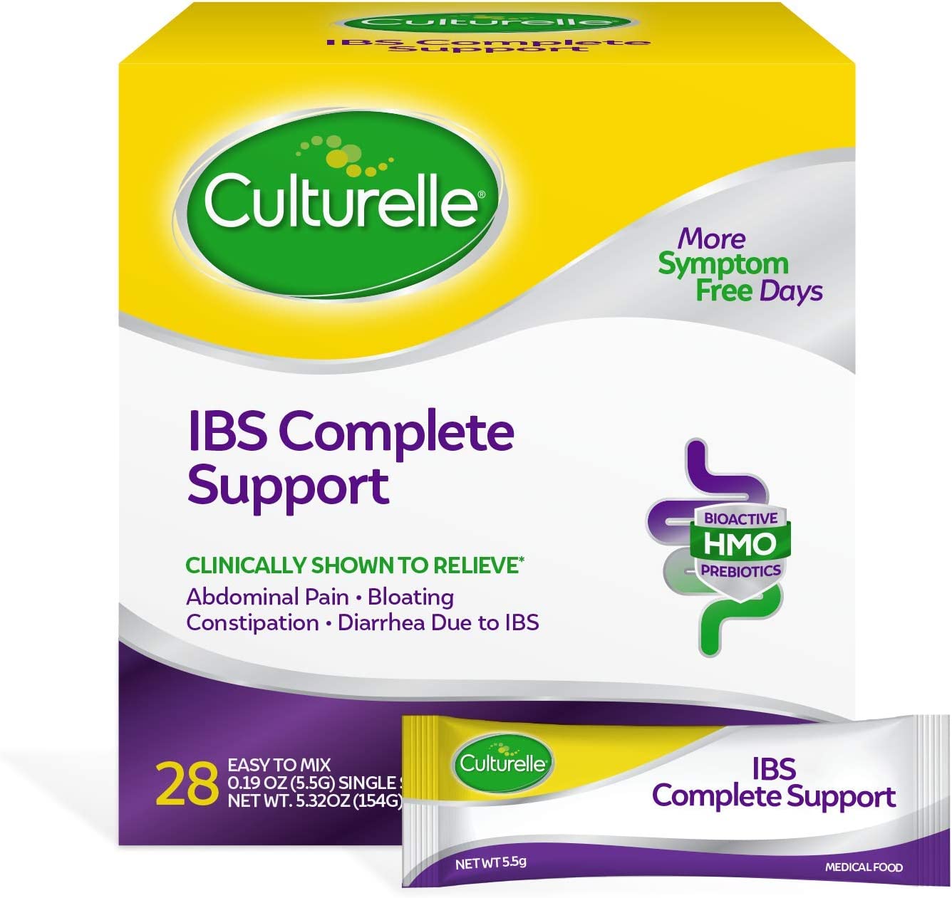Culturelle IBS Complete Support, for The Dietary Management of Irritable Bowel Syndrome (IBS), Helps