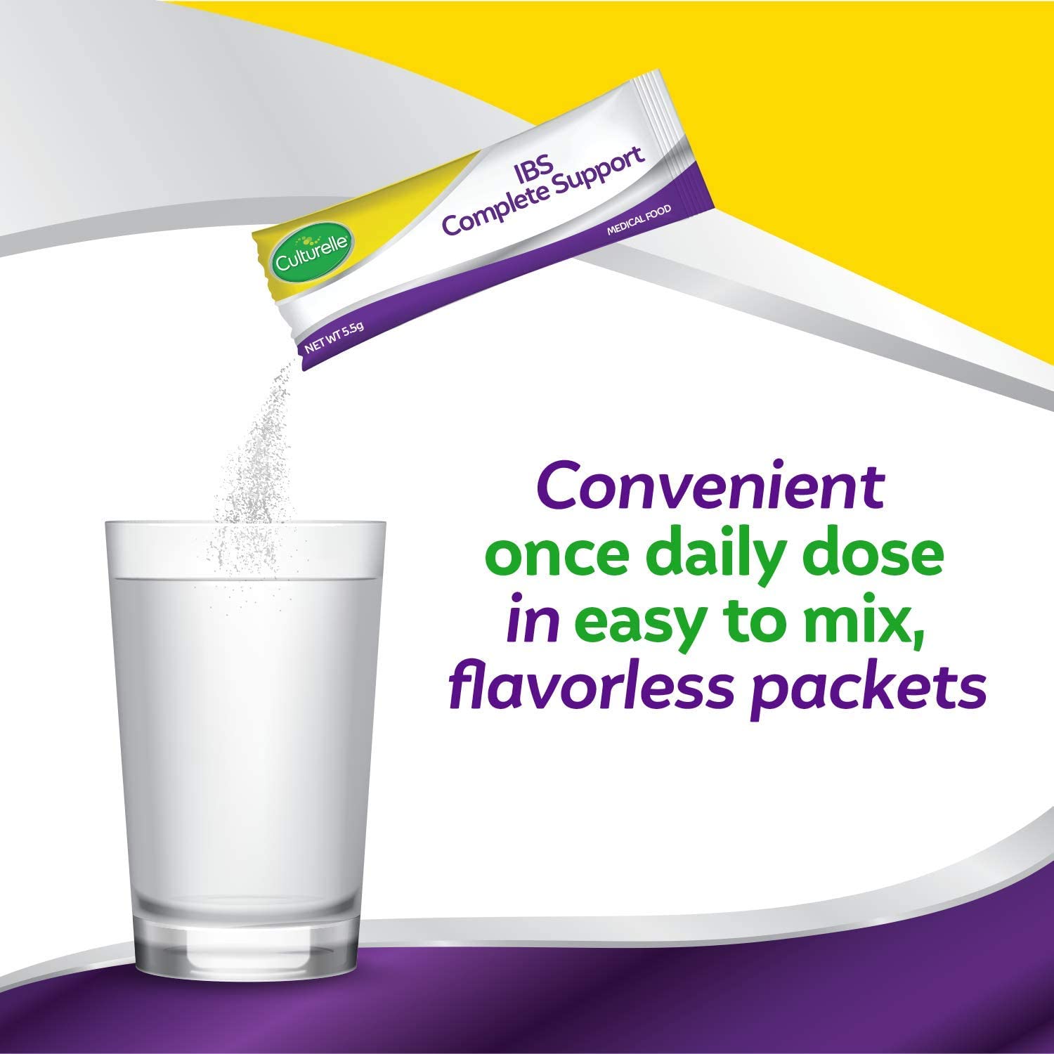 Culturelle IBS Complete Support, for The Dietary Management of Irritable Bowel Syndrome (IBS), Helps
