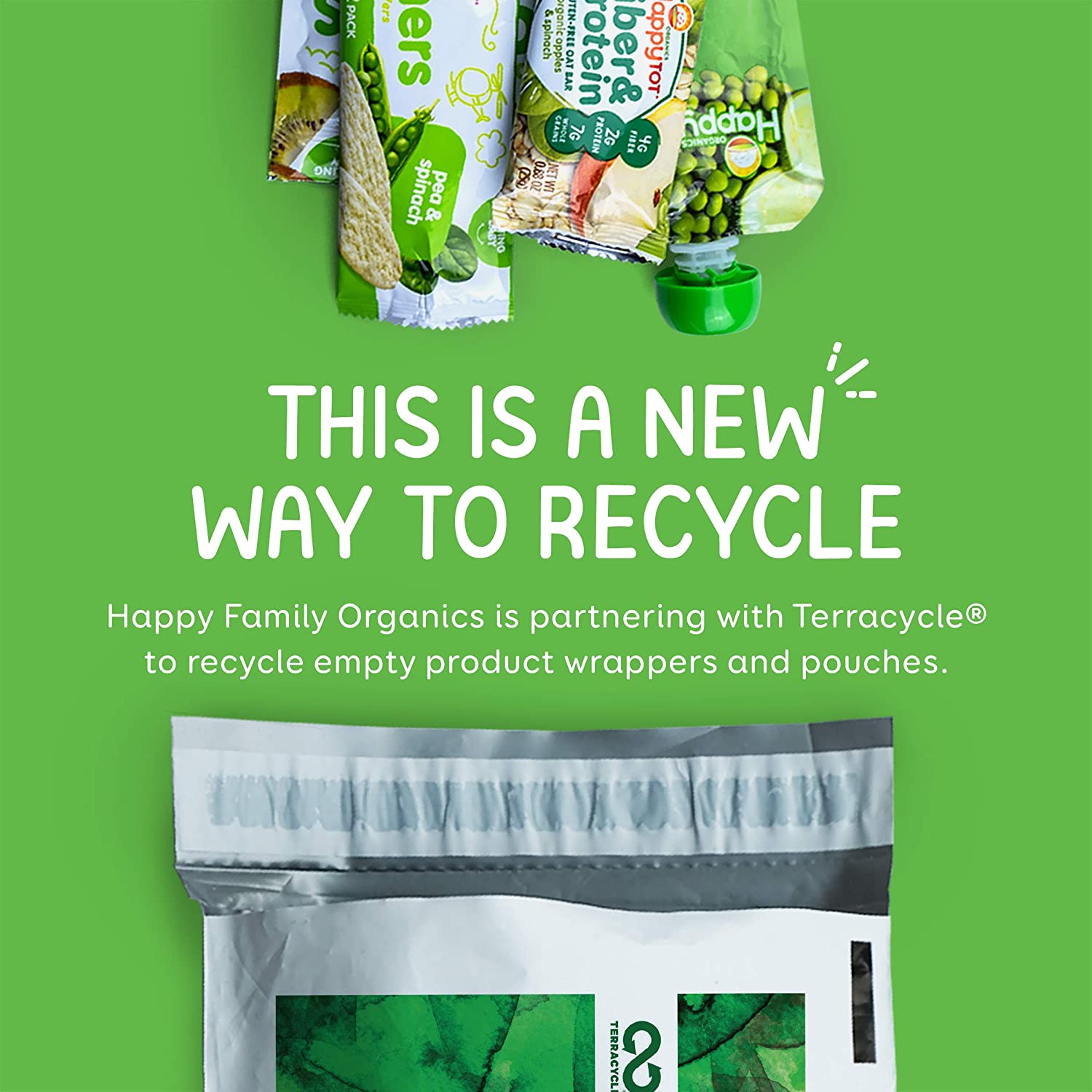 Happy Baby Organics Clearly Crafted Stage 2 Baby Food Apples, Kale & Avocados, 4 Ounce Pouch (Pack o