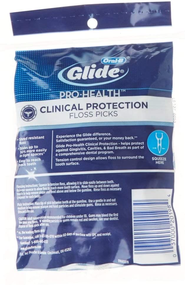 Glide Pro-Health Advanced Floss Picks 30 Ea (Pack of 10)