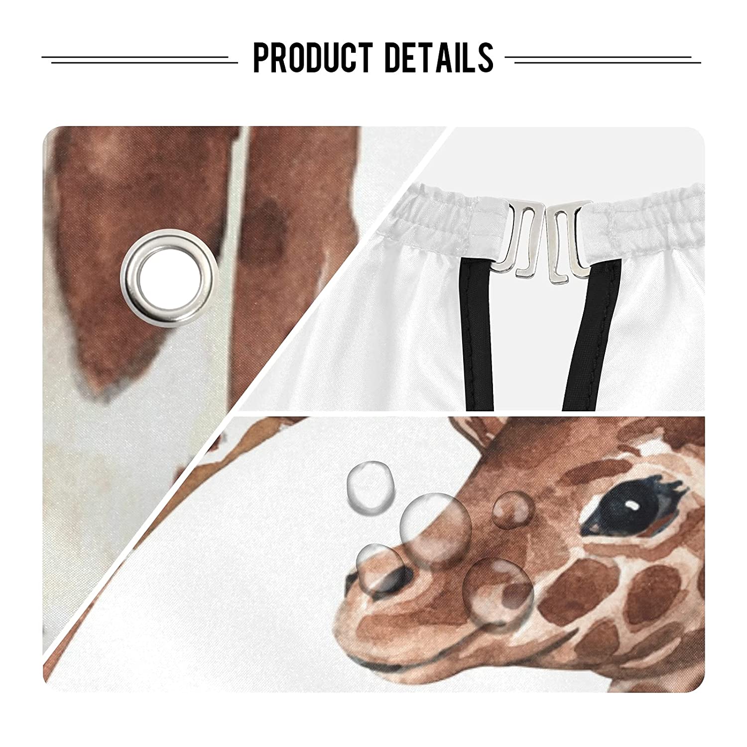 Waterproof Barber Cape - Mom Giraffe Haircut Bib for Men, Unisex Hair Cutting Cape(7ya1a)