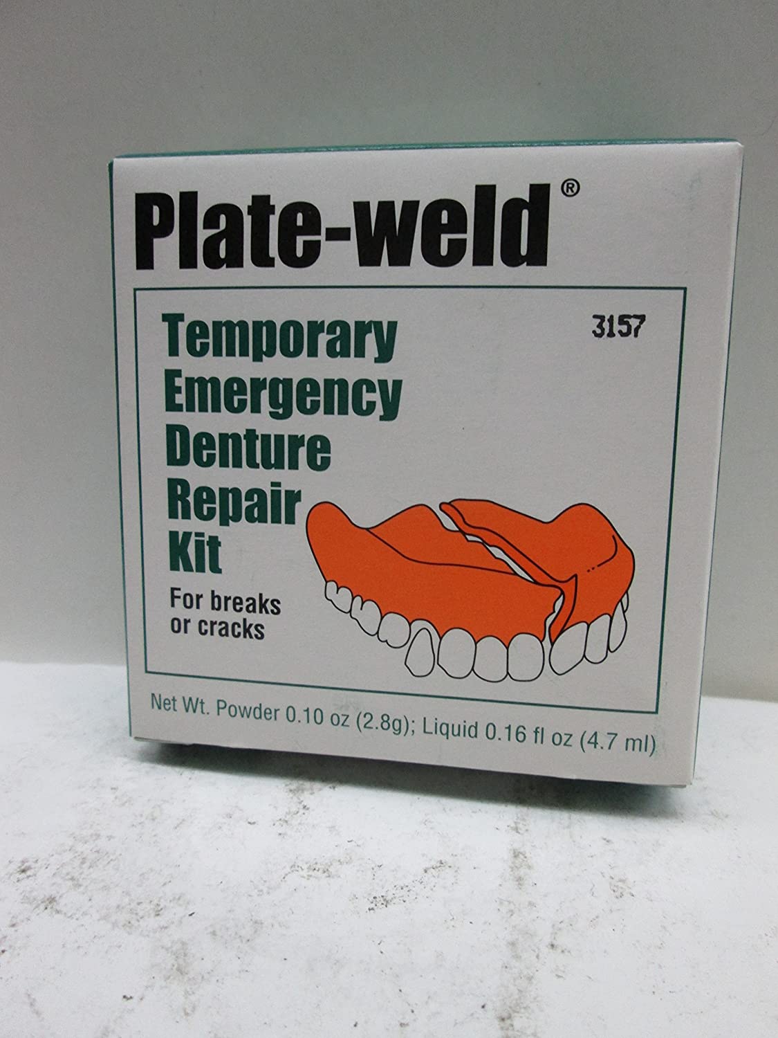 Plate Weld Temporary Emergency Denture Repair Kit, 1 Count