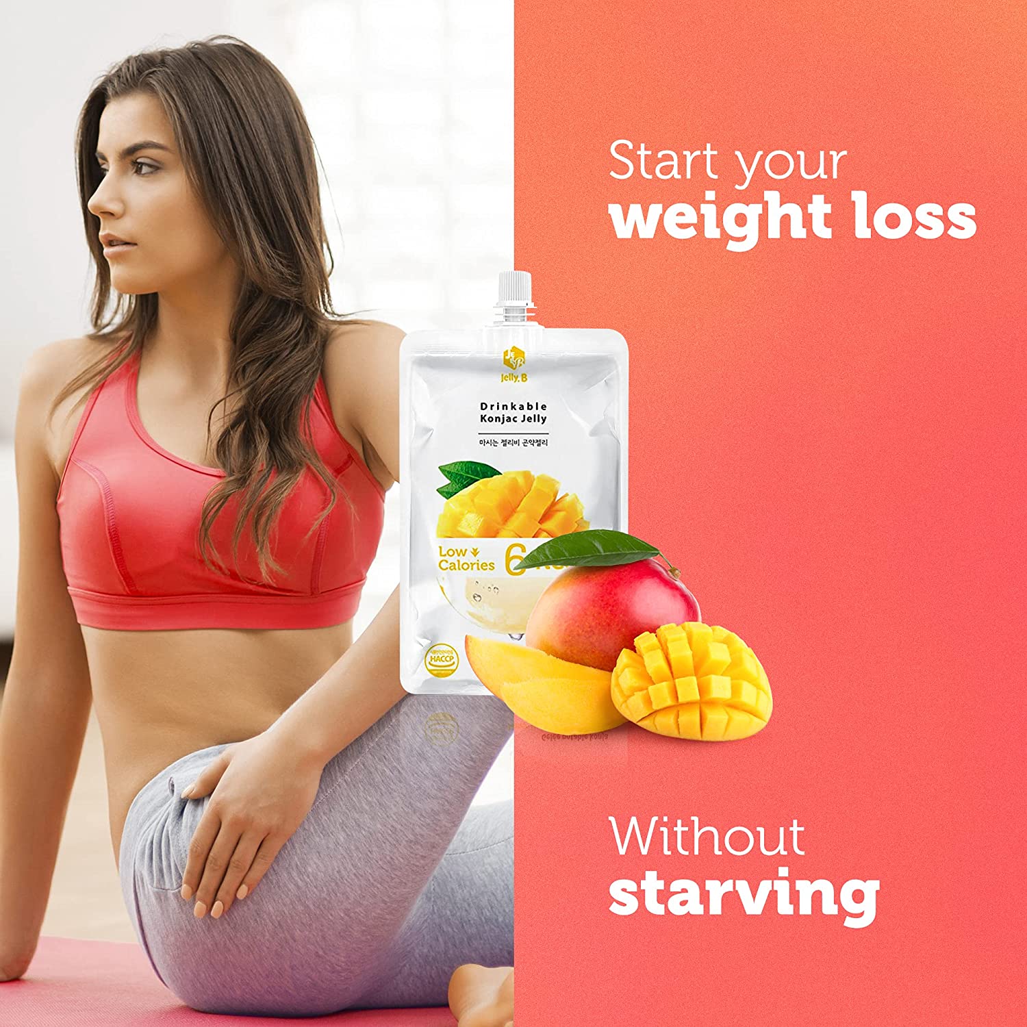 Drinkable Konjac Jelly Pouches | Dietary Supplement | Korean Diet Drink