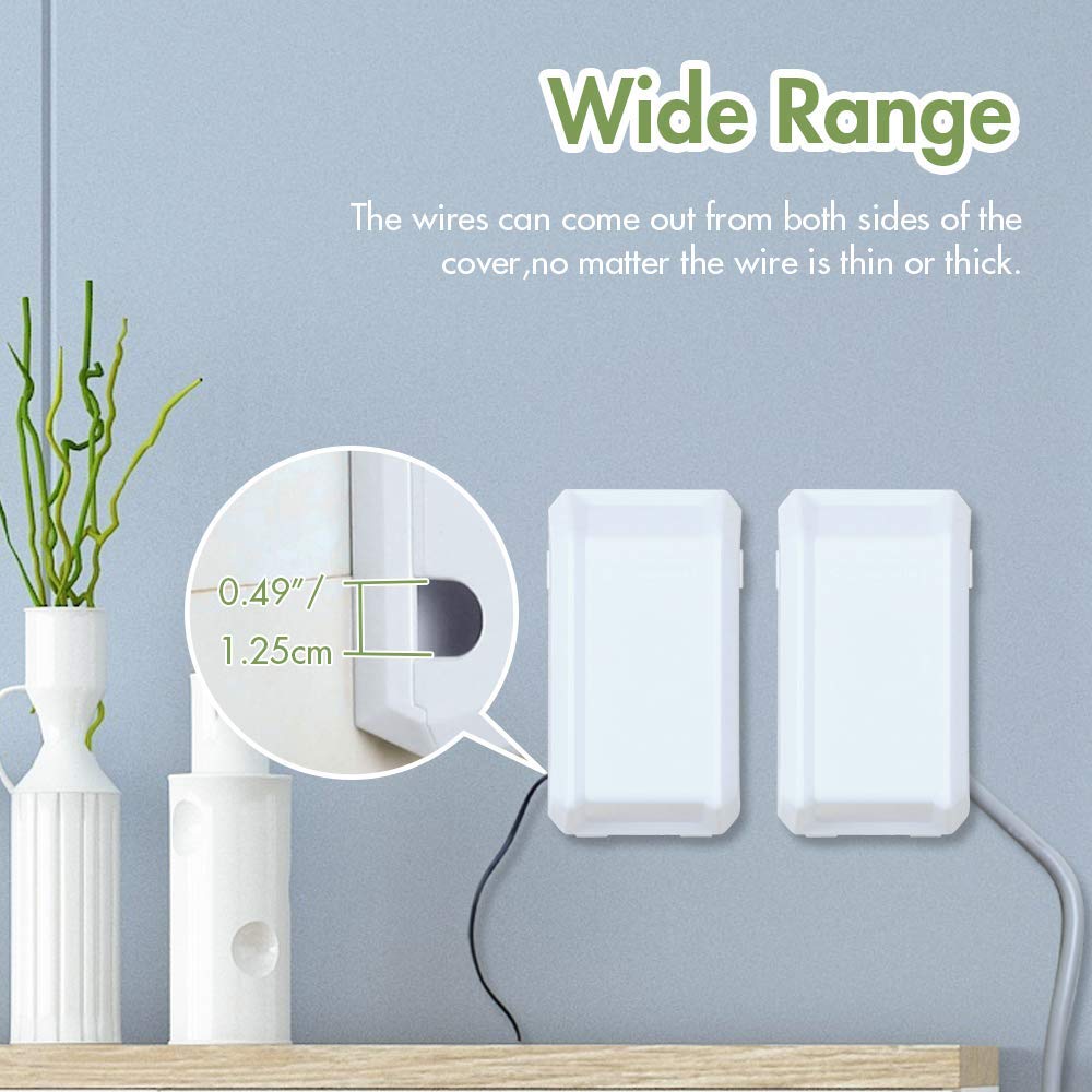 EUDEMON Baby Safety Electrical Outlet Cover Box Childproof Large Plug