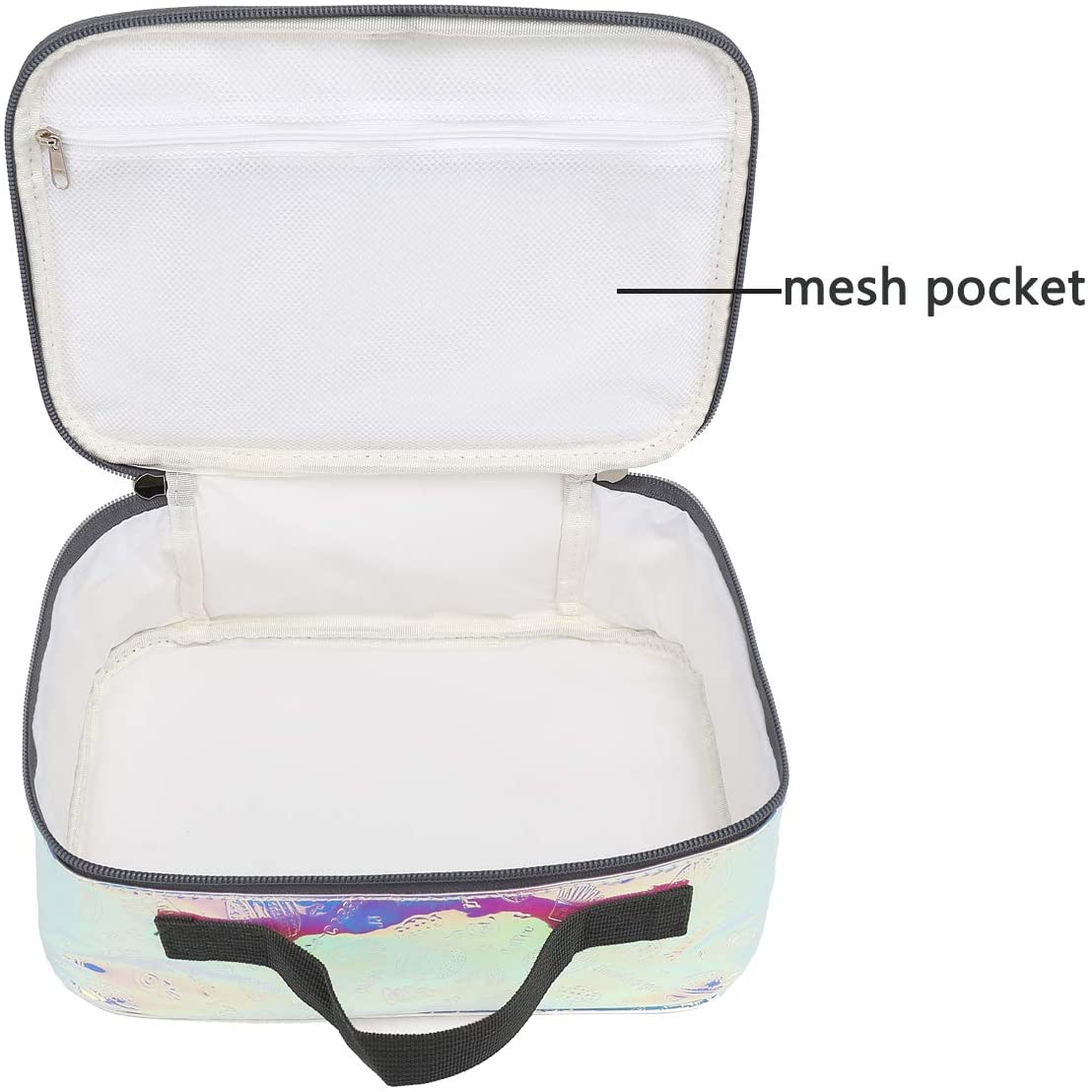 FlowFly Kids Lunch box Insulated Soft Bag Mini Cooler Back to School Thermal Meal Tote Kit for Girls