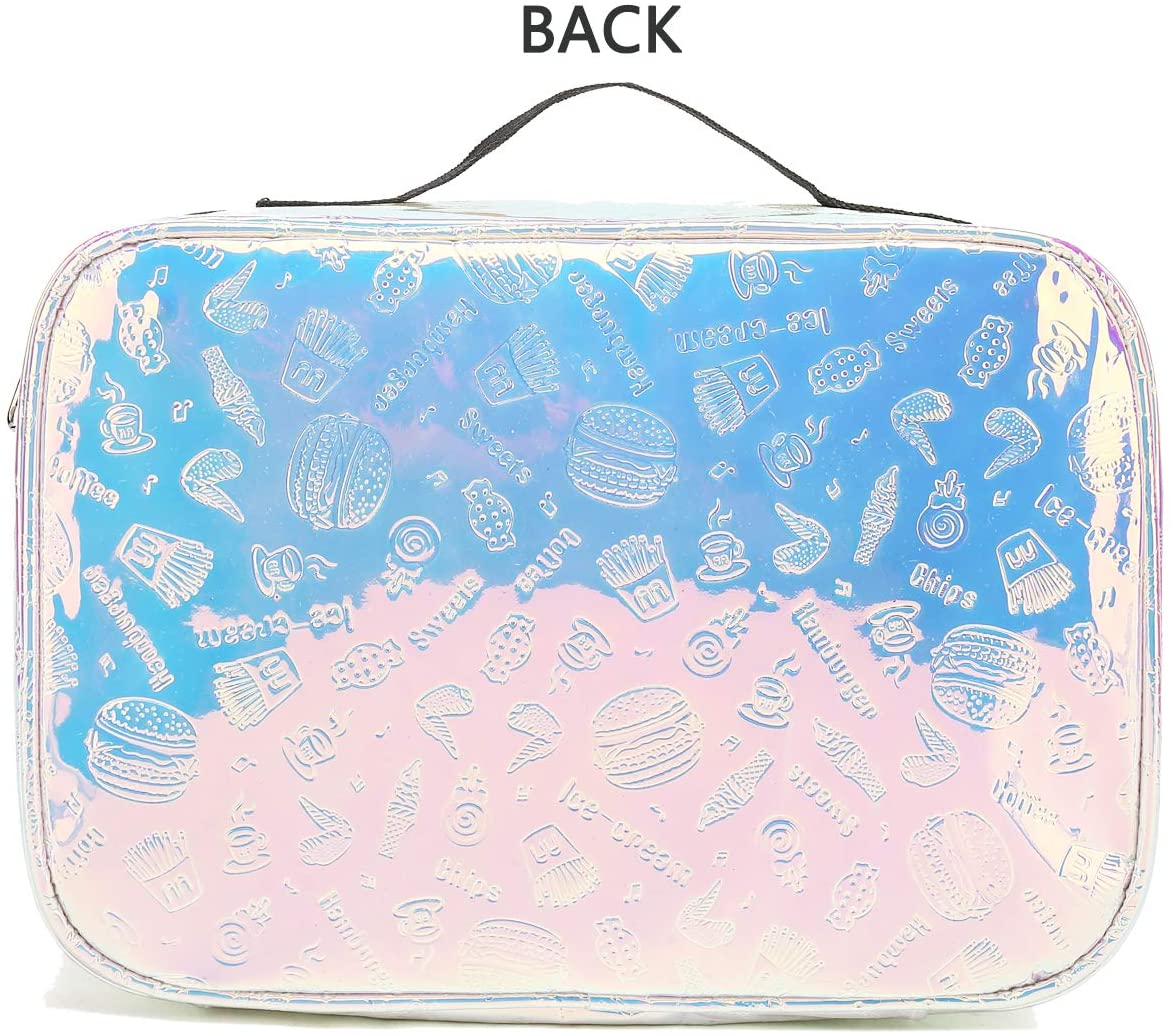 FlowFly Kids Lunch box Insulated Soft Bag Mini Cooler Back to School Thermal Meal Tote Kit for Girls