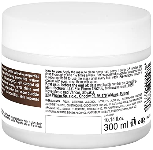 Dr. Sante Extra Moisturising Mask with Coconut Oil for Dry and Brittle Hair 300g