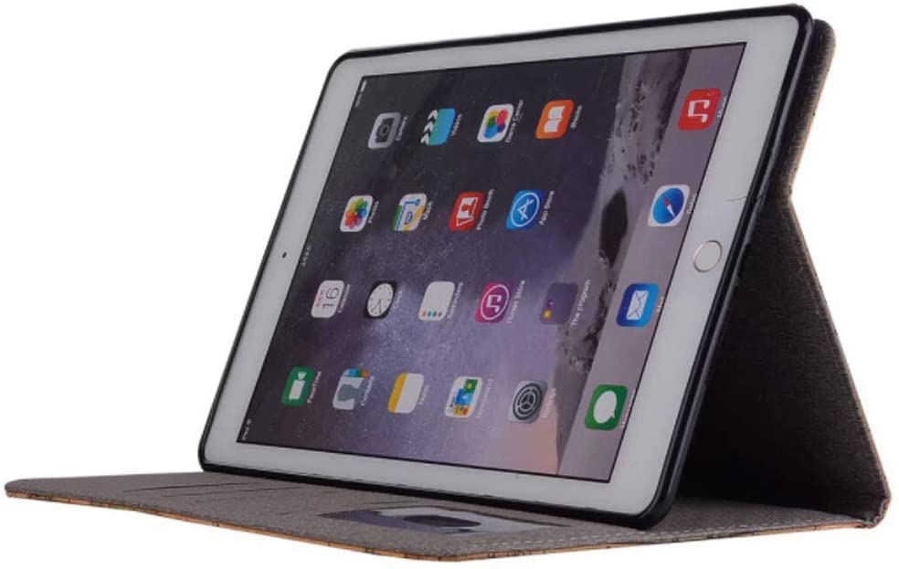Jennyfly Galaxy Tab S3 9.7 Case Map SM-T820 Premium PU Leather Folio Hand Free Stand Case Smart Cove