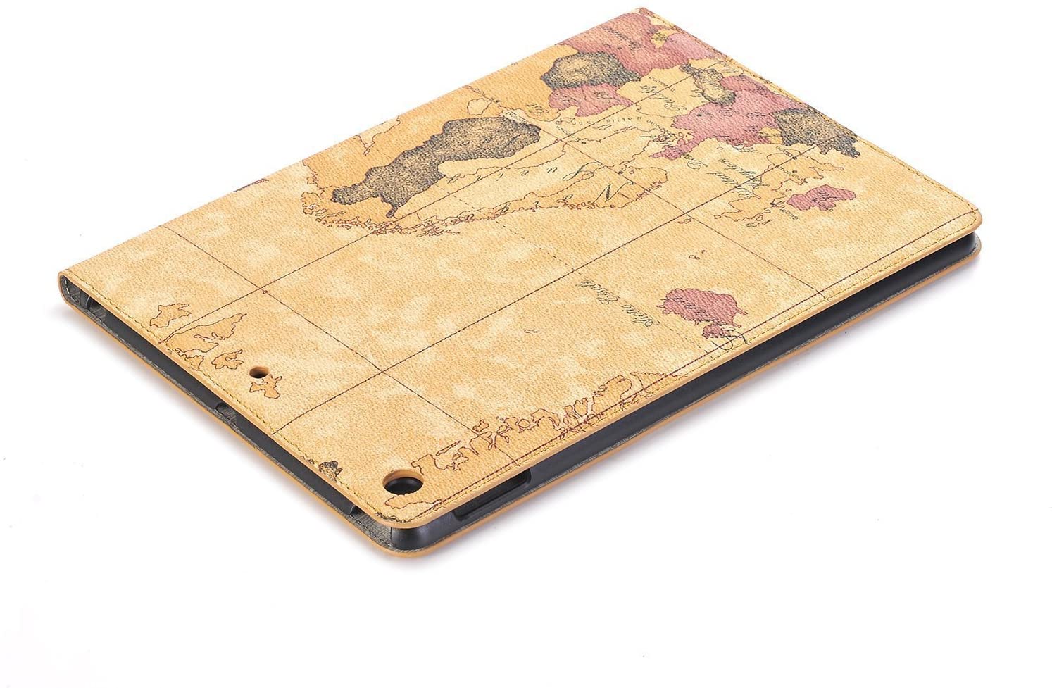 Jennyfly Galaxy Tab S3 9.7 Case Map SM-T820 Premium PU Leather Folio Hand Free Stand Case Smart Cove