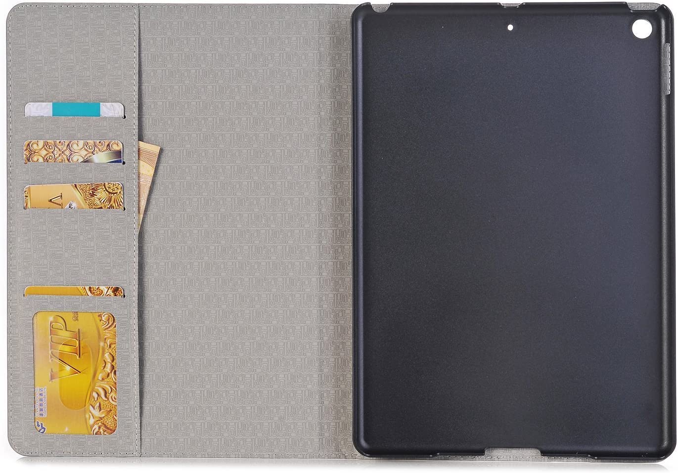 Jennyfly Galaxy Tab S3 9.7 Case Map SM-T820 Premium PU Leather Folio Hand Free Stand Case Smart Cove