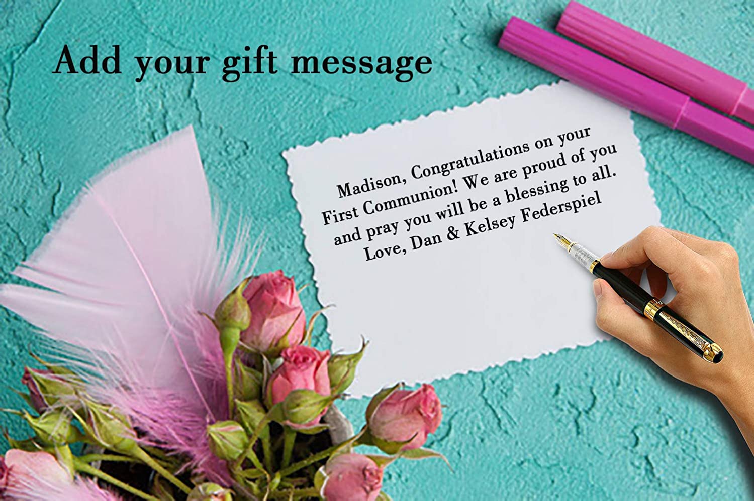 Personalized Baptism Keepsake Box, Custom Godchild Keepsake Box, Personalized First Communion Keepsa