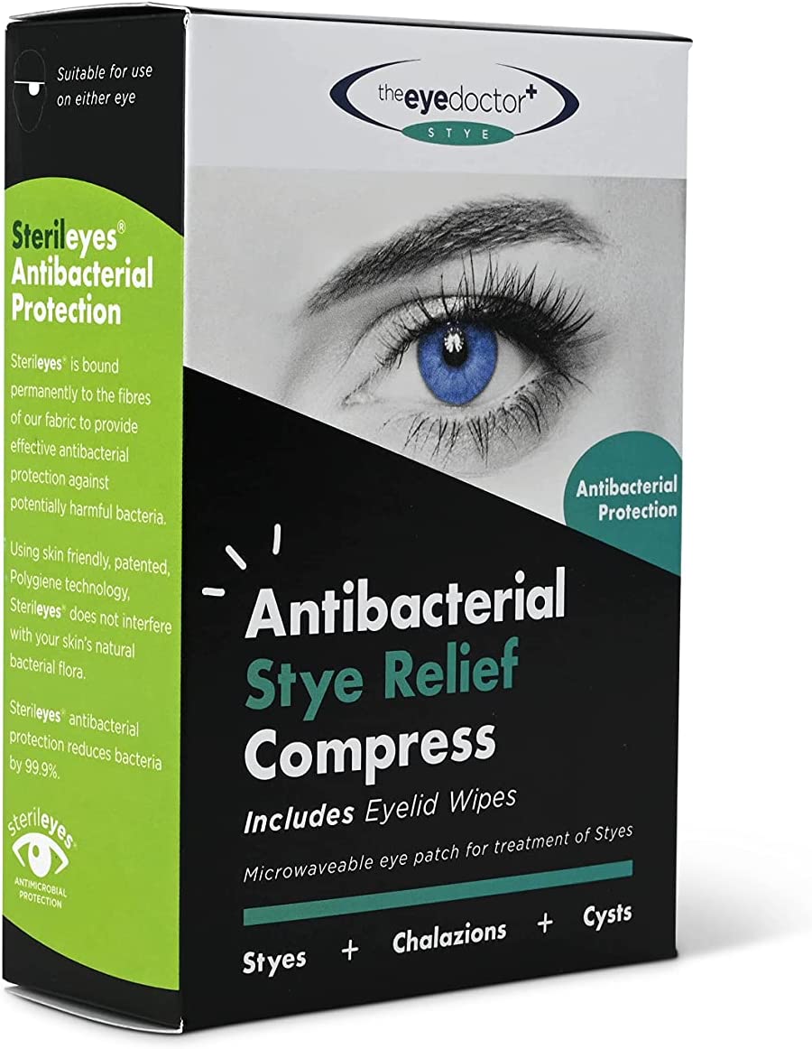 The Eye Doctor Stye Relief Compress - Reusable Microwaveable Hot Eye Patch Mask - Treatment of Stye