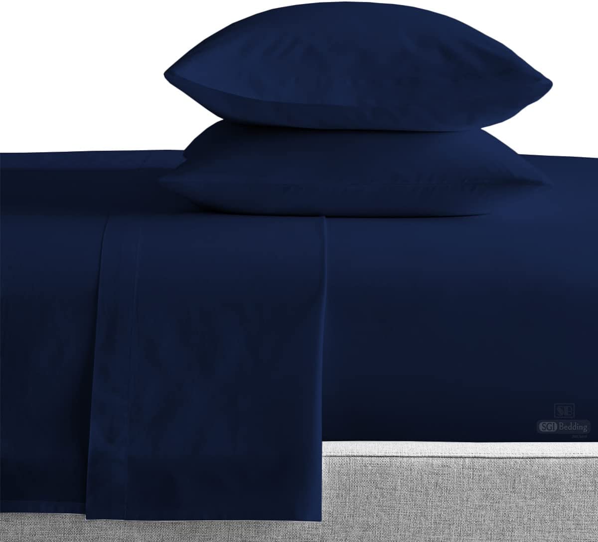 SGI bedding Three Quarter RV Bunk & Truck Sleeper 4 Piece Sheet Set 800 TC Perfectly Fitted for RV,