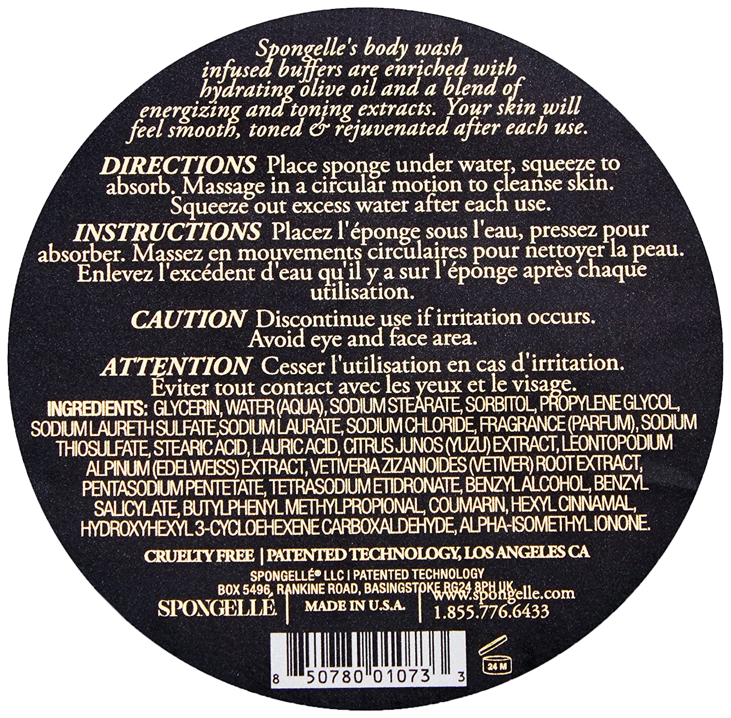 Spongelle Body Wash Infused Buffer (Coconut Verbena)