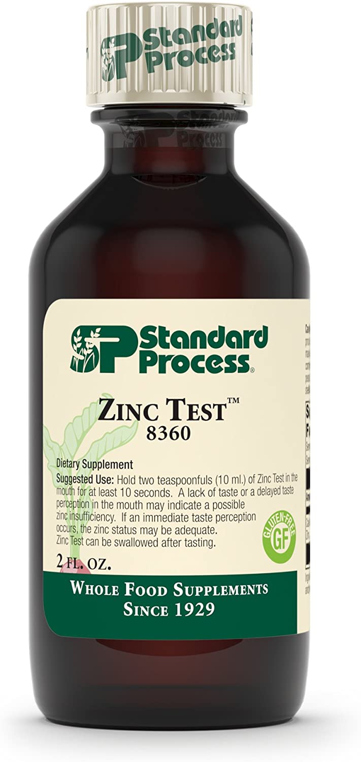 Standard Process Zinc Test Zinc Standard Process Supplements 2 fl. oz.