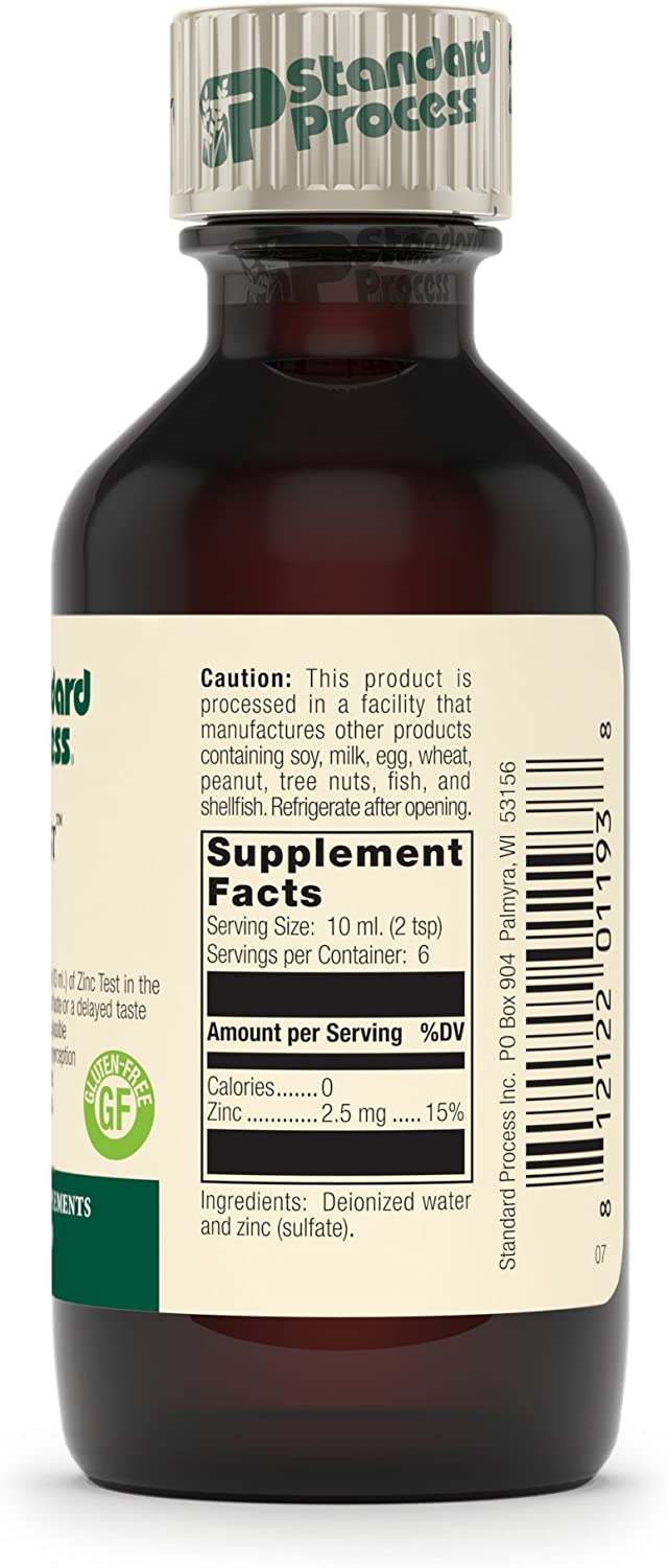 Standard Process Zinc Test Zinc Standard Process Supplements 2 fl. oz.