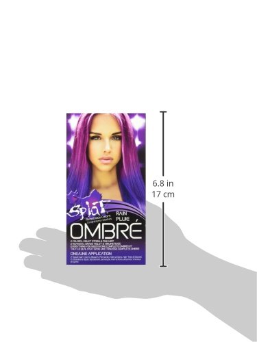 Splat Ombre Rain | Original Complete Kit | Blue & Purple Hair Color | Vegan & Cruelty Free