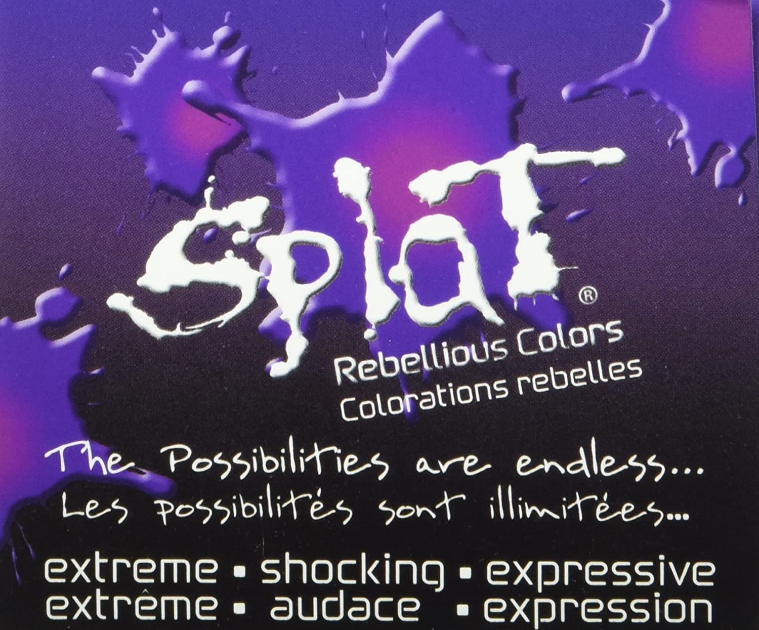 Splat Ombre Rain | Original Complete Kit | Blue & Purple Hair Color | Vegan & Cruelty Free