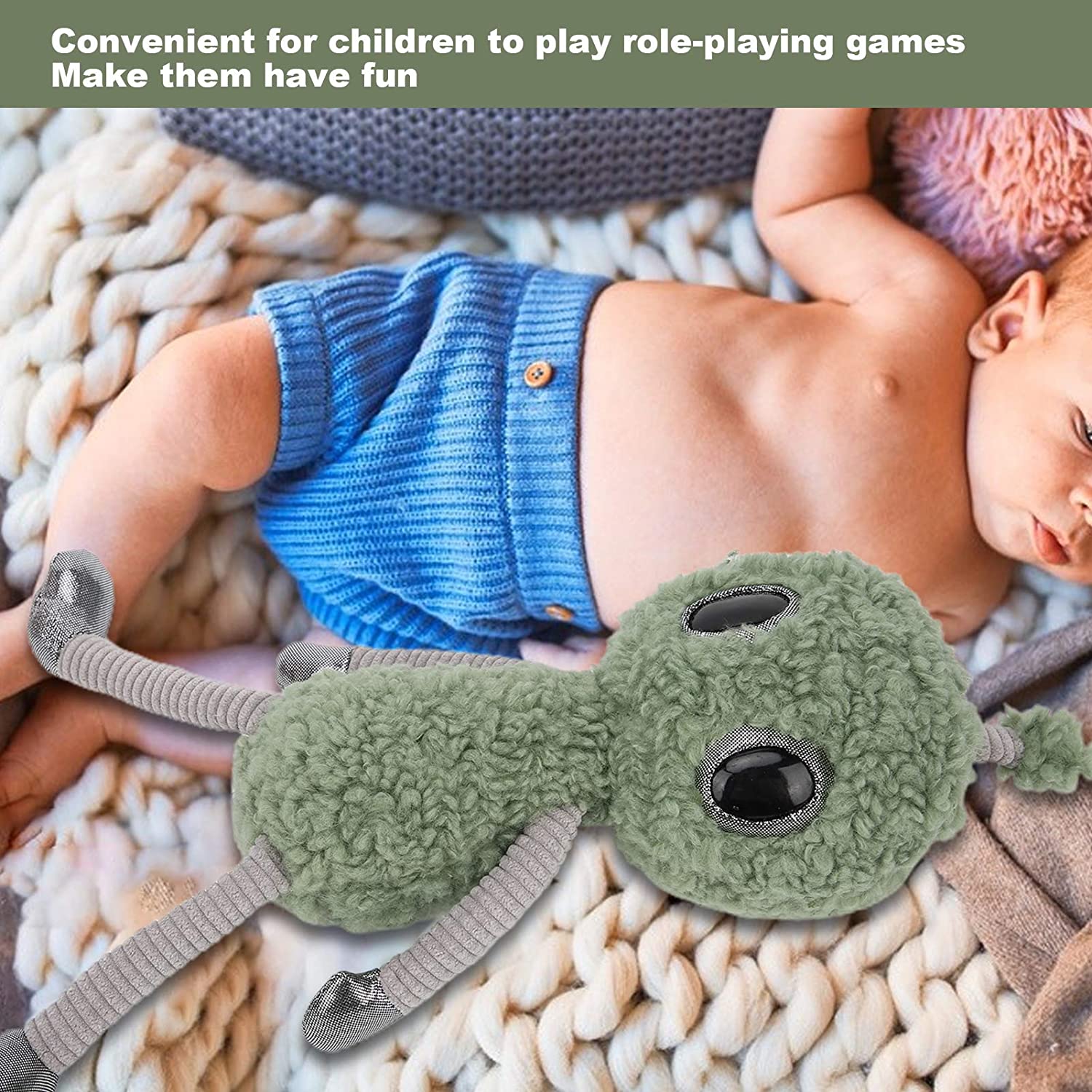 Plush Toy, Velveteen Alien Stuffed Animal, Funny Stuffed Animal Unique Appearance Toy Exquisite Work