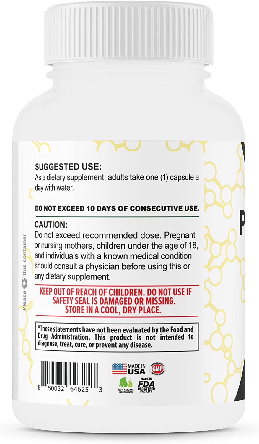 Potassium Iodide Supplement - 65mg Dose, 60 Servings - Supports Thyroid