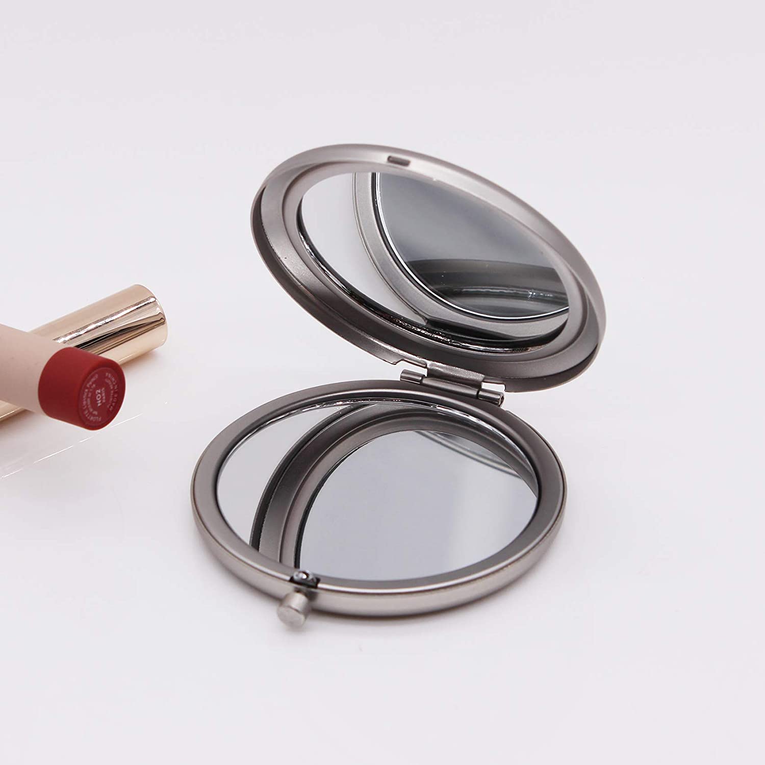 Muminglong Sister Gifts Frosted Compact Makeup Mirror for Sister from Sister,Brother, Birthday, Grad