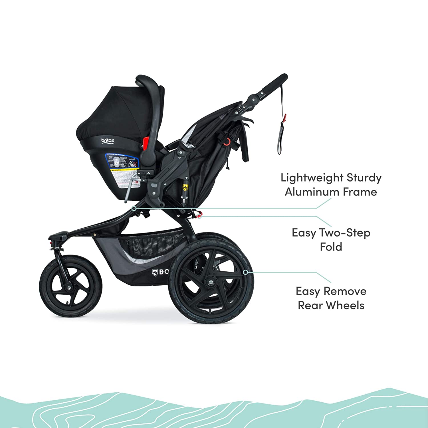 BOB Revolution Flex 3.0 Travel System with BSafe Gen2 Infant Car Seat