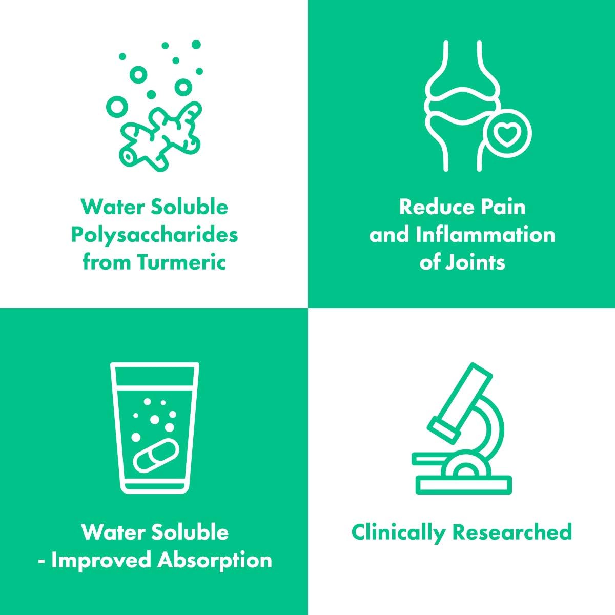 TURMACIN® Turmerosaccharides by LLS | Water-Soluble Bioactive Polysaccharides from Turmeric | 500mg
