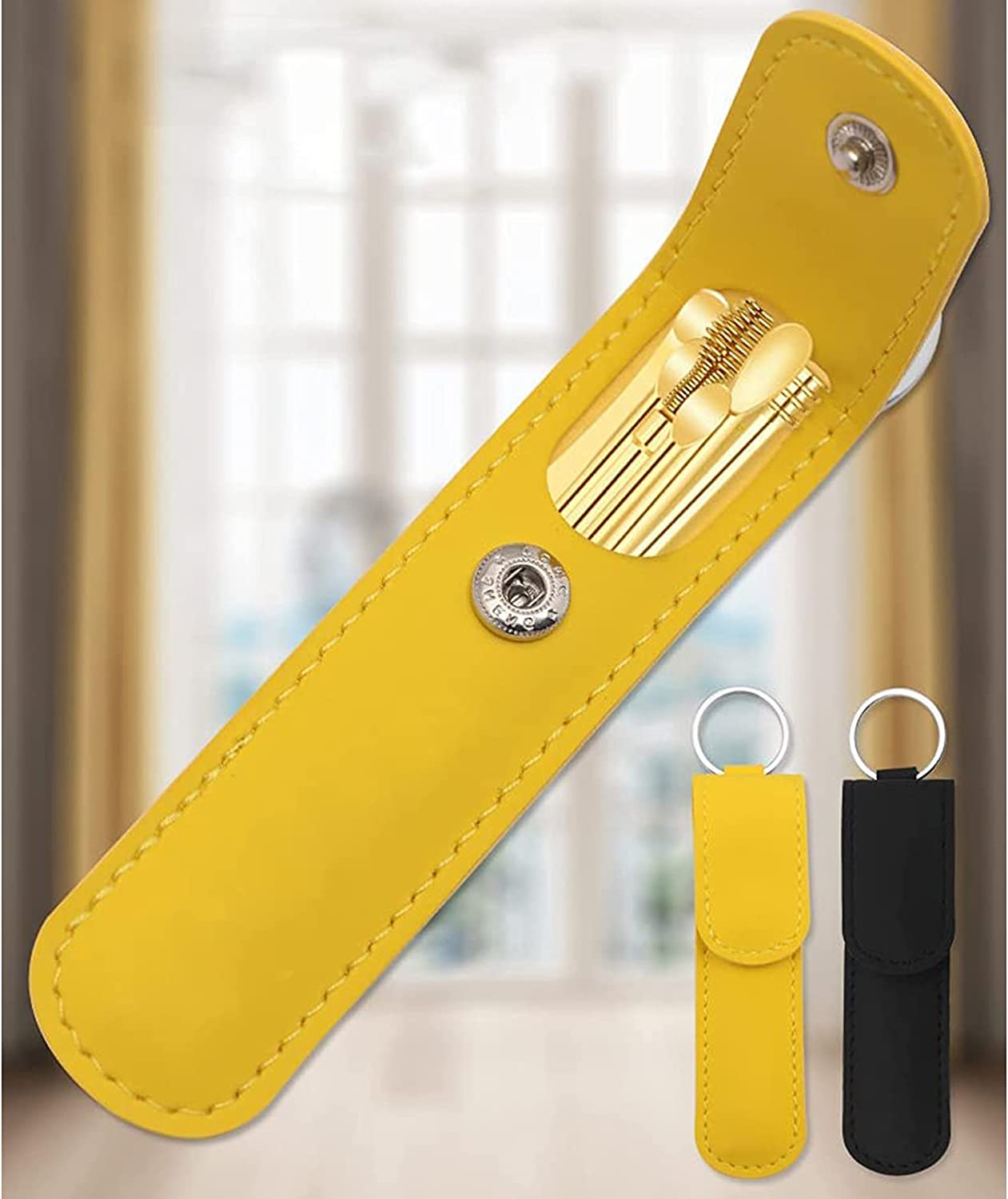 HZXY 6 Pcs Innovative Spring Ear Wax Cleaner Tool Set, Ear Curette Cleaner, Ear Wax Removal 6-in-1 E