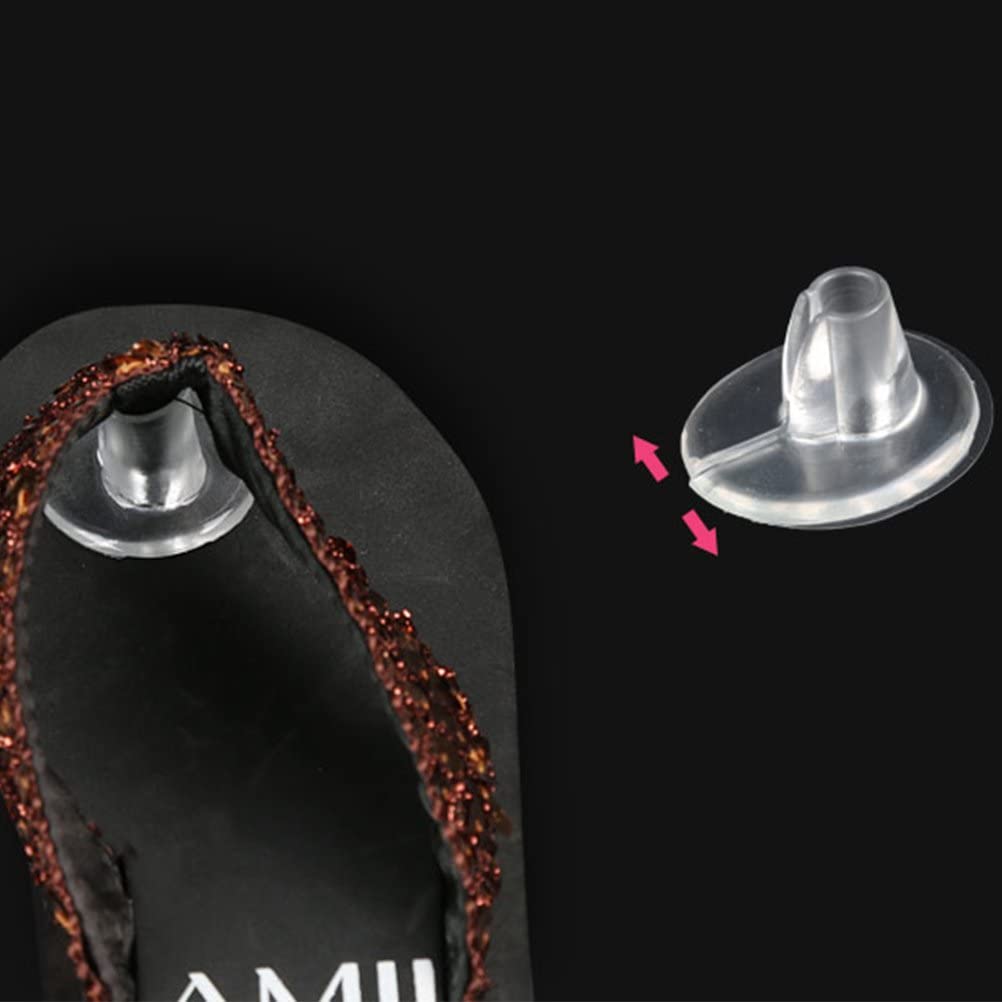 SUPVOX Silicone Thong Sandal Toe Protectors Sandal flip Flop Gel Toe Guards Cushions Thong Protector