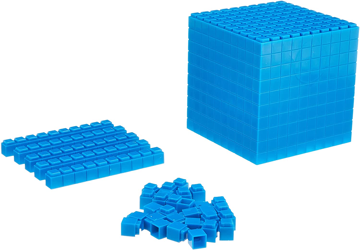 Learning Resources LER6356 Interlocking Base Ten Starter Set