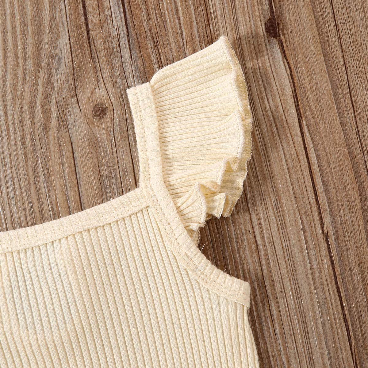 Baby Girl Boy Romper Bodysuit Solid Plain One Piece Jumpsuits Sleeveless One Piece Baby Clothes Outf