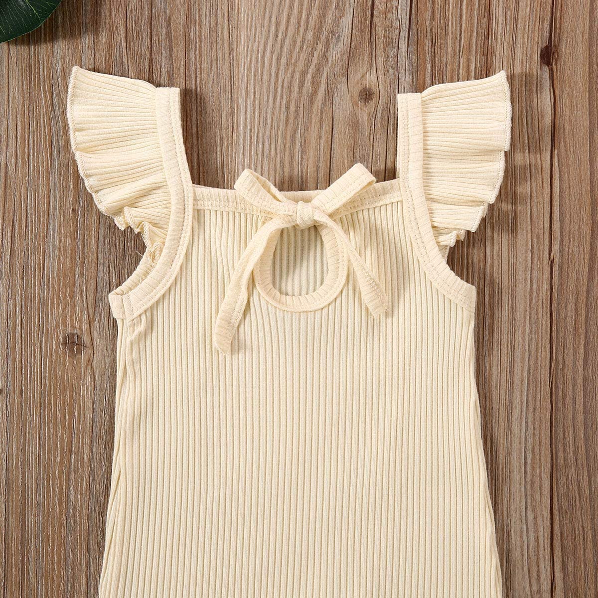 Baby Girl Boy Romper Bodysuit Solid Plain One Piece Jumpsuits Sleeveless One Piece Baby Clothes Outf