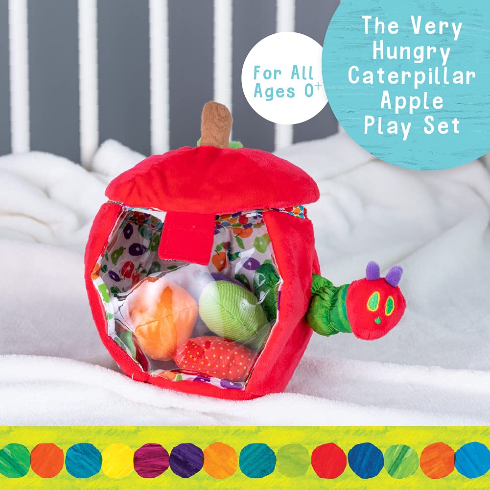 World of Eric Carle, The Very Hungry Caterpillar Apple Play Set and Shape Sorter Developmental Toy