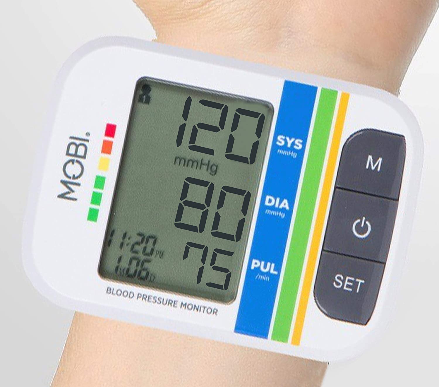 Fever Tracker Digital Thermometer & Wrist Blood Pressure Monitor 2 Pack Kit