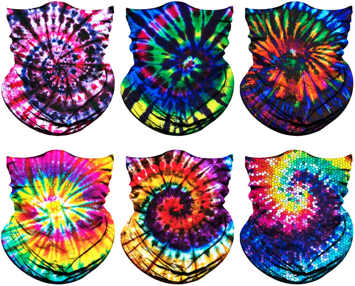 Neck Gaiter, Magic Headband Sport Headwear Elastic Face Mask Bandana Scarf UV Resistence Balaclava, 