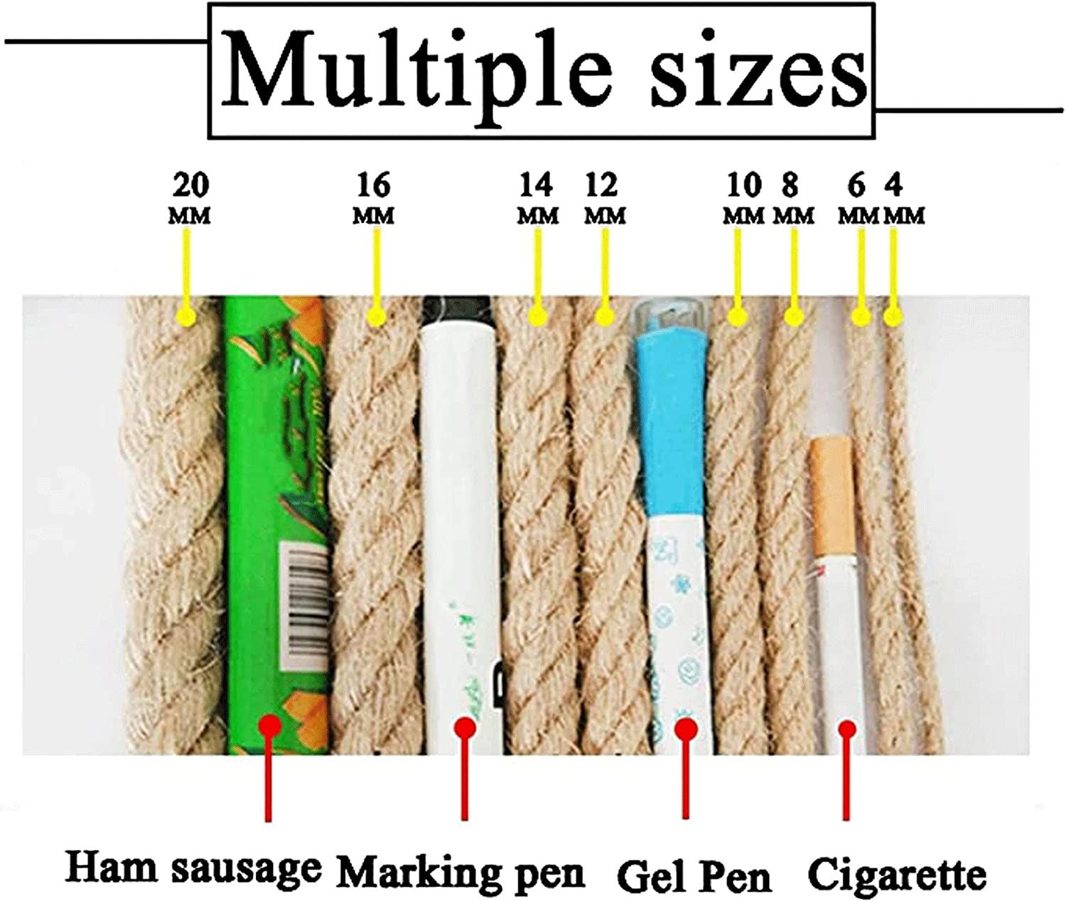 Hemp Rope Net, Children Climbing Safety Net,Ceiling Hanging Bridge Decorative Hemp Rope, Balcony Sta