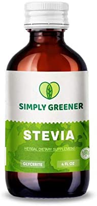 Simply Greener — Stevia Tincture Alcohol-Free Extract, Organic Stevia (Stevia Rebaudiana) Dried Le