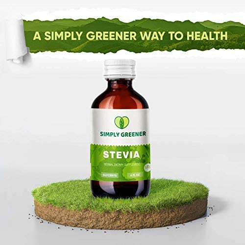Simply Greener — Stevia Tincture Alcohol-Free Extract, Organic Stevia (Stevia Rebaudiana) Dried Le