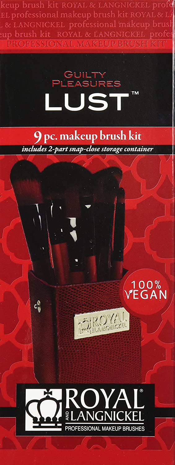 Royal Brush Guilty Pleasures - Lust 8pc Travel Cosmetic Brush Kit