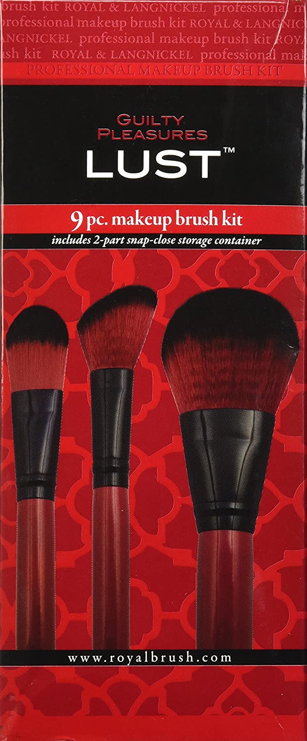 Royal Brush Guilty Pleasures - Lust 8pc Travel Cosmetic Brush Kit