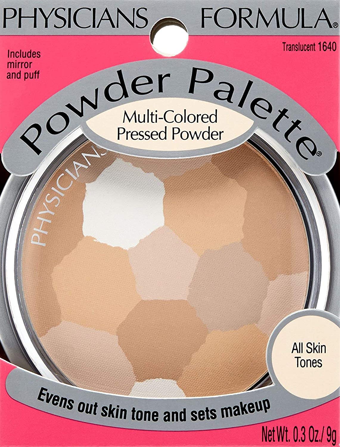 Physicians Formula Powder Palette Multi-Colored Pressed Powder Translucent