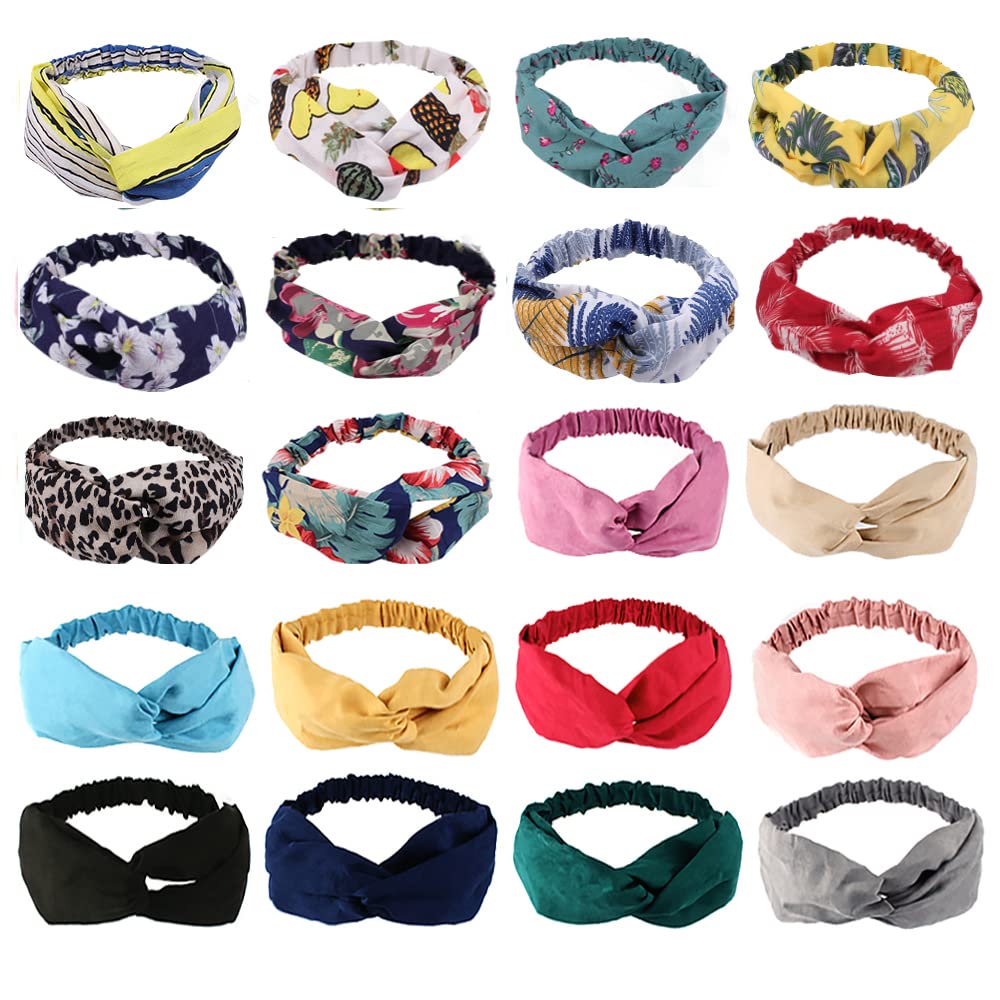 20 Pack Headbands for Women
