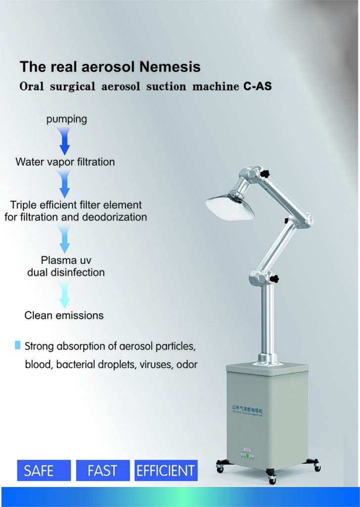 APHRODIE Aerosol Disinfection Suction Disinfectant Plasma UV Suction Extractor Machine Oral Surgical