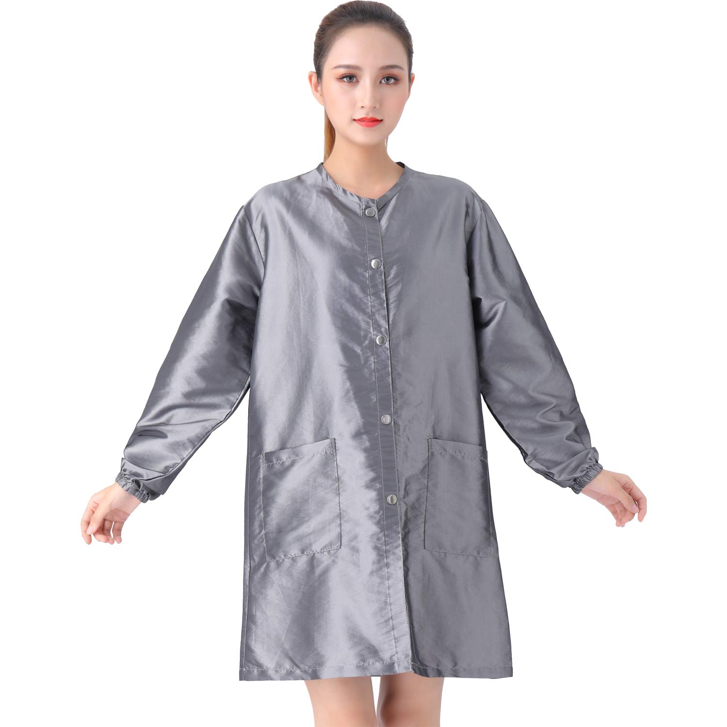 KAHOT Professional Salon Smock Stylist Jacket Cosmetology Uniform Hairdressing Cape Hairdresser Work
