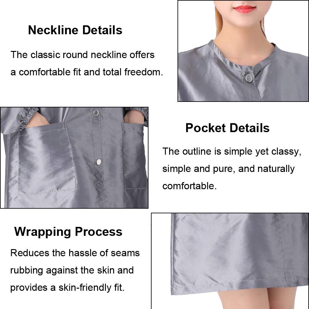 KAHOT Professional Salon Smock Stylist Jacket Cosmetology Uniform Hairdressing Cape Hairdresser Work