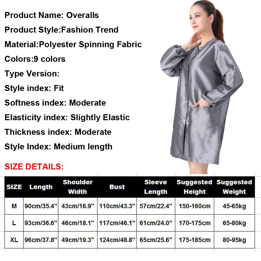KAHOT Professional Salon Smock Stylist Jacket Cosmetology Uniform Hairdressing Cape Hairdresser Work